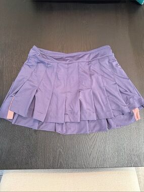 Lucky in Love Hi Low Pleated Purple Women’s tennis Skirt